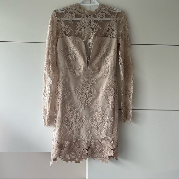 Free People x Saylor Nude Leondra Lace Dress - Picture 3 of 16